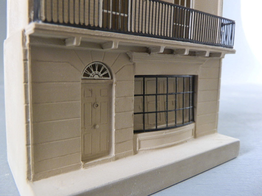 Purchase 221b Baker Street Sherlock Holmes House London, hand made from English Plaster by The Modern Souvenir Company
